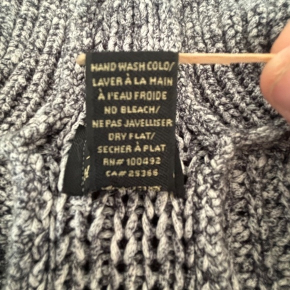 Pure Handknit 100% Cotton button up knit cardigan size M - Picture 11 of 13